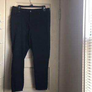 stretchy petite black jeans